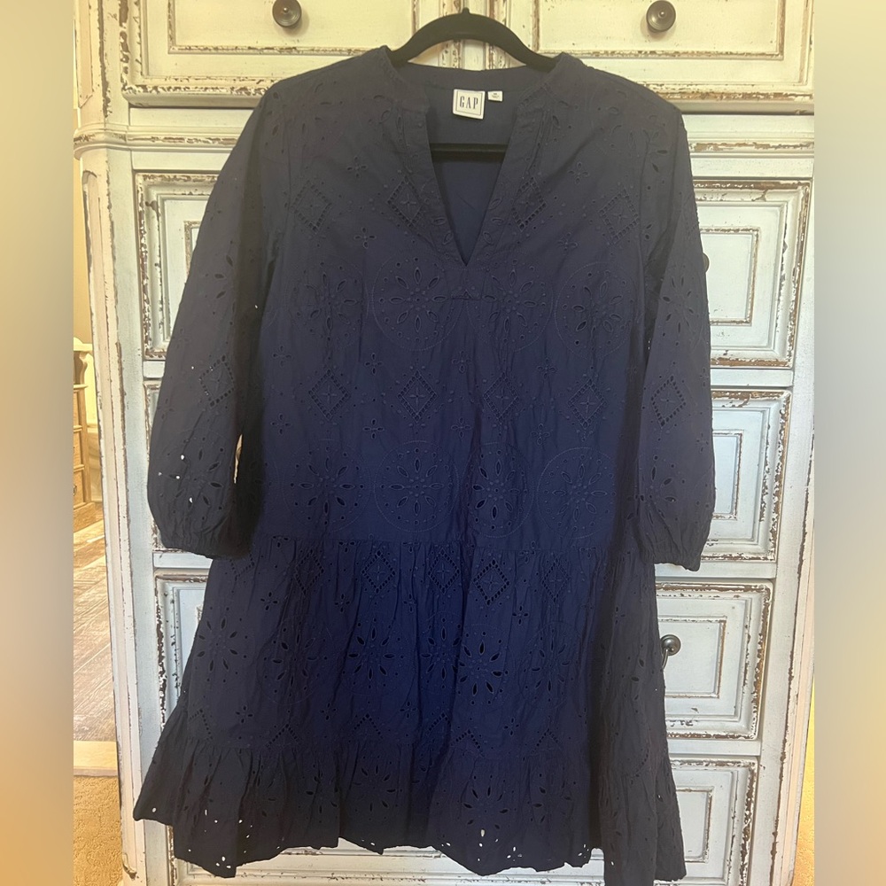 Gap eyelet lace dress